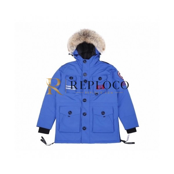 ✨[캐나다구스]Canada goose 2020 Mm/Wm Patch Logo Casual Goose Down Padding Parka - 캐나다구스 2020 남자 패치 로고 캐쥬얼 구스다운 패딩 파카 Can0292x.Size(2xs - 2xl).블루