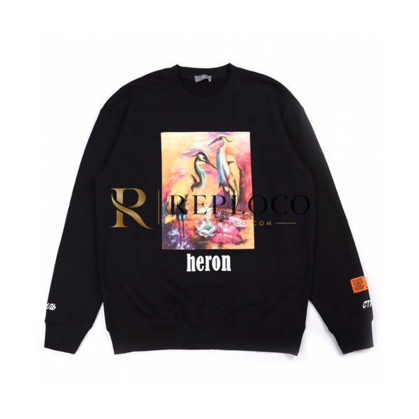 ✨Heron Preston Mens Printing Tshirts - 헤론프레스턴 2019 남성 프린팅 오버사이즈 긴팔티 - her11x