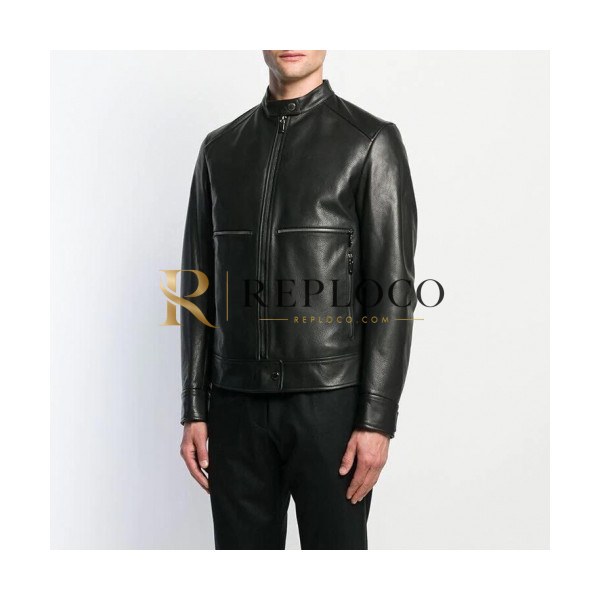 ✨Ermenegildo Zegna 2019 Mens Business Leather Jacket - 에르메네질도 제냐 2019 남성 비지니스 가죽 자켓 Zeg0131x.Size(m - 3xl).그린