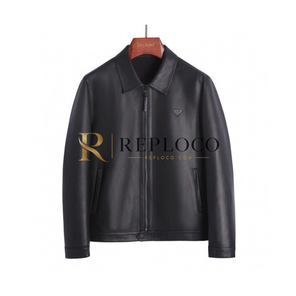 ✨Armani 2019 Mens Logo Casual Leather Jacket - 알마니 2019 남성 로고 캐쥬얼 가죽자켓 Arm0281x.Size(m - 3xl).블랙