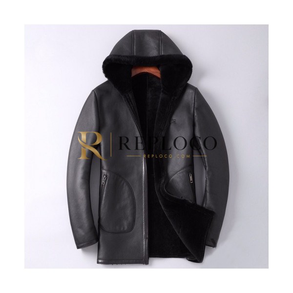 ✨Burberry 2019 Mens Casual Leather Jacket - 버버리 2019 남성 캐쥬얼 가죽 자켓 Bur01694x.Size(l - 4xl).블랙