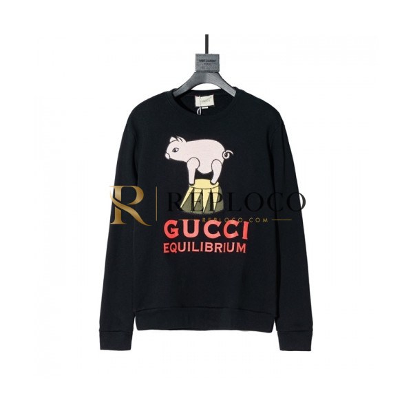 ✨[구찌]Gucci 2020 Mm/Wm Logo Crew-neck Cotton Tshirts - 구찌 2020 남/녀 로고 코튼 크루넥 코튼 긴팔티 Guc03187x.Size(xs - l).블랙