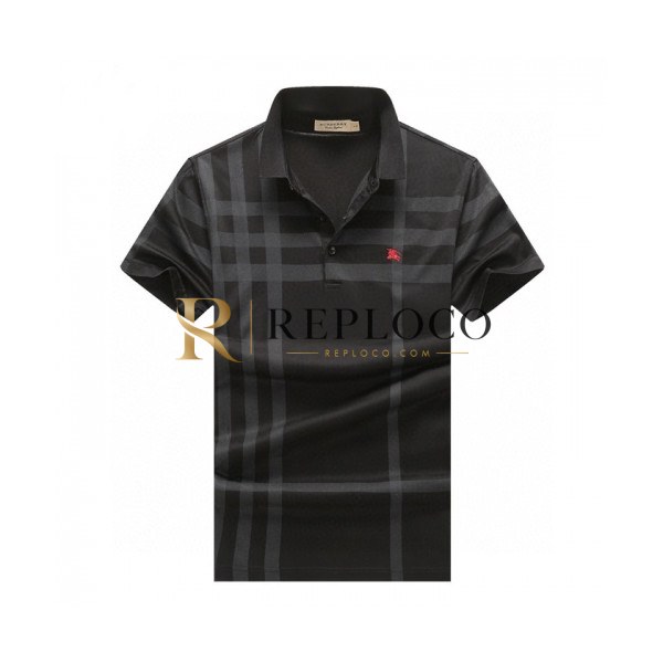 ✨[버버리]Burberry 2020 Mens Logo Cotton Polo Short Sleeved Tshirts - 버버리 2020 남성 로고 코튼 폴로 반팔티 Bur02383x.Size(m - 3xl).블랙