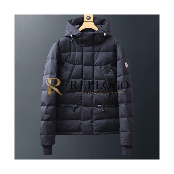 ✨Moncler 2019 Mens Patch Logo Modern Down Padding - 몽클레어 2019 남성 패치 로고 모던 다운패딩 Moc0720x.Size(m - 3xl).블랙