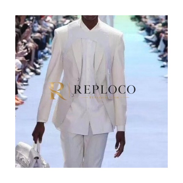 ✨Louis vuitton Mens Logo Suit Jackets White - 루이비통 2021 남성 로고 슈트 자켓 Lou03595x Size(m - 2xl) 화이트