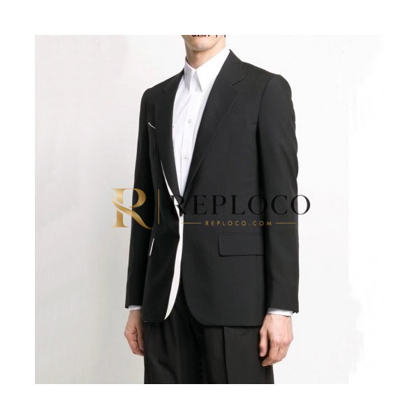 ✨[지방시]Givenchy 2021 Mens Modern Logo Cashmere Suit Jacket - 지방시 2021 남성 모던 로고 캐시미어 슈트 자켓 Giv0524x.Size(m - 2xl).블랙