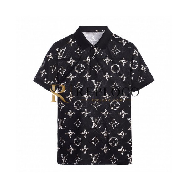 ✨[루이비통]Louis vuitton 2020 Mens Logo Cotton Short Sleeved Polo Tshirts - 루이비통 2020 남성 로고 코튼 폴로 반팔티 Lou02022x.Size(m - 3xl).블랙