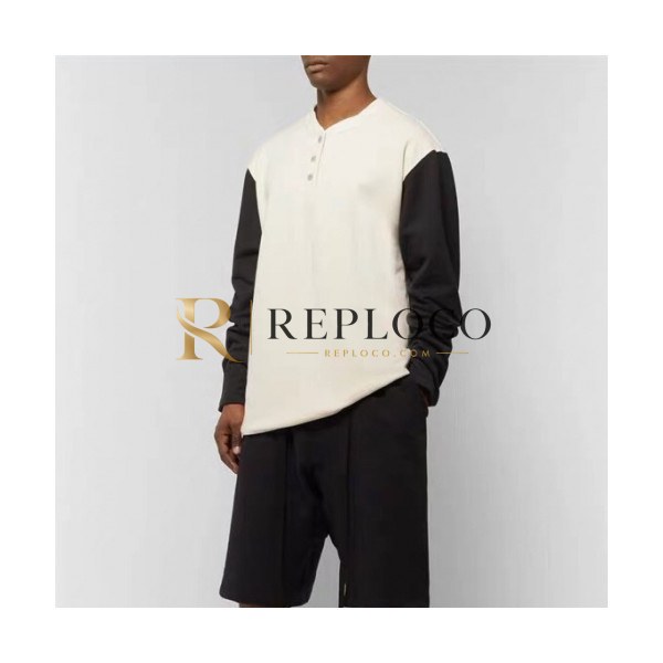 ✨[피어오브갓]Fear of god 2020 Mens Oversize Minimal Cotton Tshirts - 피어오브갓 2020 남성 오버사이즈 미니멀 코튼 긴팔티 Fea0090x.Size(s - xl).아이보리