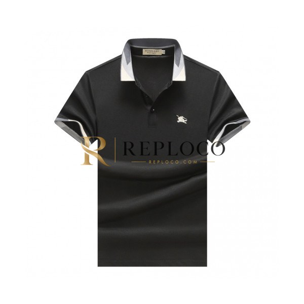 ✨[버버리]Burberry 2020 Mens Logo Cotton Polo Short Sleeved Tshirts - 버버리 2020 남성 로고 코튼 폴로 반팔티 Bur02282x.Size(m - 3xl).블랙