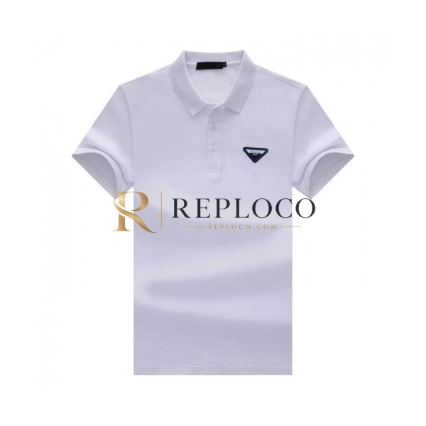 ✨Prada Mens Basic Logo Short Sleeved Tshirts White - 프라다 2021 남성 베이직 로고 폴로 반팔티 Pra02332x Size(m - 3xl) 화이트