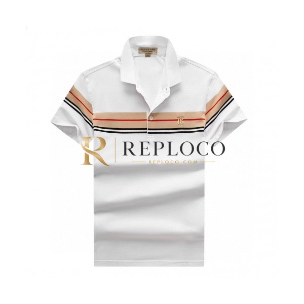 ✨[버버리]Burberry 2020 Mens Logo Cotton Polo Short Sleeved Tshirts - 버버리 2020 남성 로고 코튼 폴로 반팔티 Bur02375x.Size(m - 3xl).화이트
