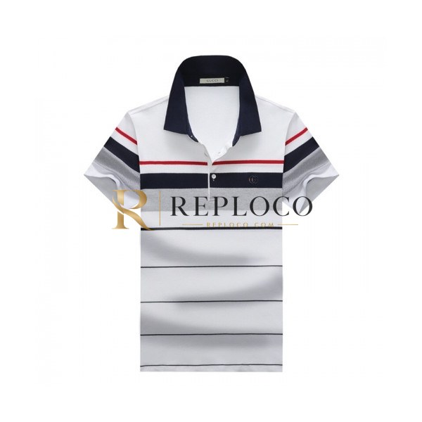 ✨[매장판]Gucci 2020 Mens Logo Cotton Short Sleeved Polo Tshirts - 구찌 2020 남성 로고 코튼 폴로 반팔티 Guc02377x.Size(m - 3xl).화이트