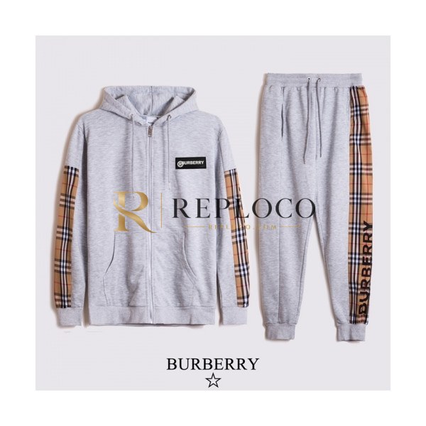 ✨[버버리]Burberry 2020 Mens Logo Casual Training Clothes&Pants - 버버리 2020 남성 로고 캐쥬얼 트레이닝복&팬츠 Bur03132x.Size(s - 2xl).그레이