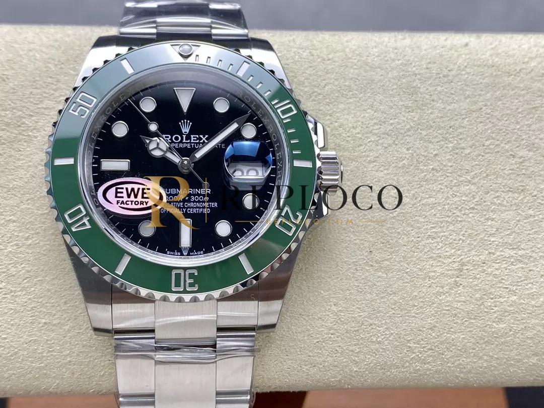 롤렉스 서브마리너 41mm 126610 LV 그린 세라믹 EWEF 1:1 베스트 에디션 브레이슬릿 A3235