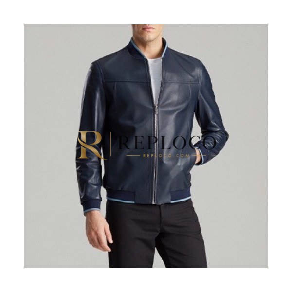 ✨[버버리]Burberry 2020 Mens Casual Leather Jackets - 버버리 2020 남성 캐쥬얼 가죽 자켓 Bur03010x.Size(m - 3xl).네이비