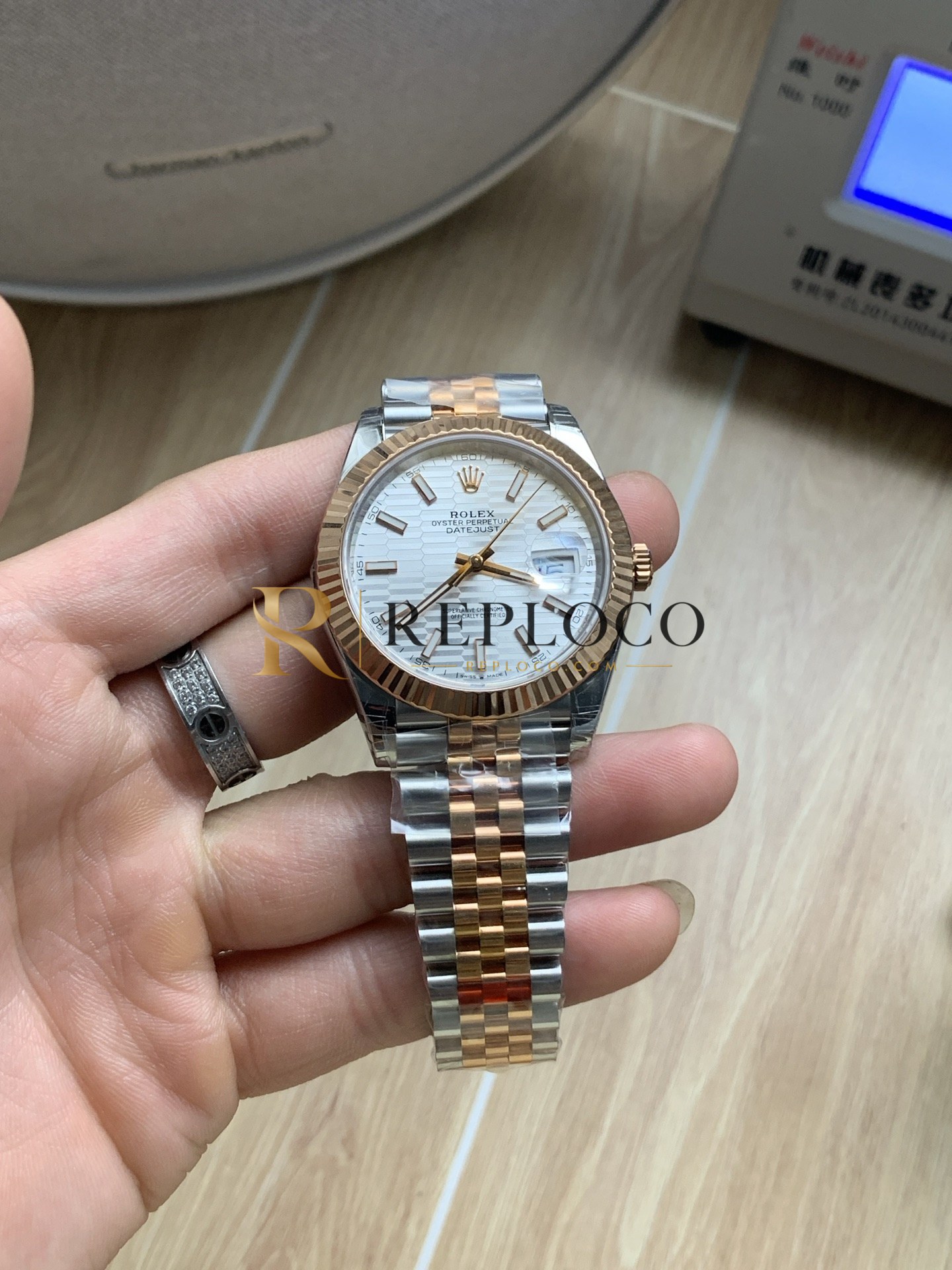 VS 공장 롤렉스 데이저스트 41mm 126331 투톤 로즈골드 실버 플루티드 모티프 다이얼 쥬빌리 브레이슬릿 1:1 슈퍼클론 DD3235 무브먼트