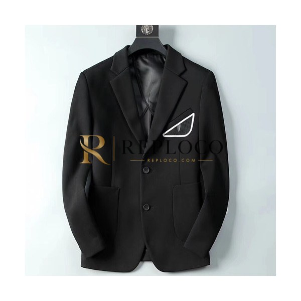 ✨Fendi 2019 Mens Printing Cajual Cotton Suit - 펜디 남성 프린팅 캐쥬얼 코튼 슈트 FENCT0056.Size(m - 2xl).블랙