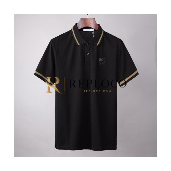 ✨[로에베]Loewe 2021 Mens Smile Short Sleeved Tshirts - 로에베 2021 남성 폴로 반팔티 Loe0404x.Size(m - 2xl).블랙