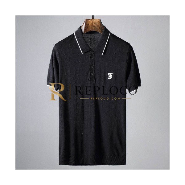 ✨Burberry 2019 Mens Logo Polo Short Sleeved Tshirt - 버버리 남성 로고 폴로 반팔티 Bur0830x.Size(m - 3xl).2컬러(블랙/화이트)