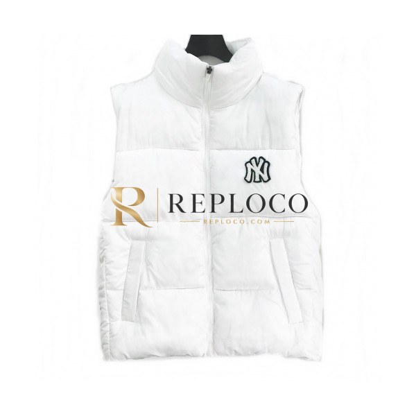 ✨MLB 2020 Mens Logo Casual Down Vest - 엠엘비 2020 남성 로고 캐쥬얼 다운 조끼 Mlb0040x.Size(m - xl).화이트