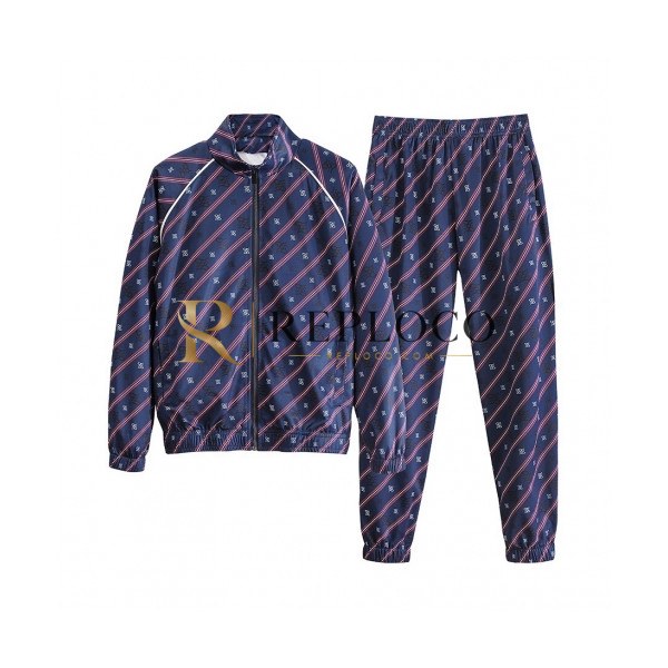 ✨Fendi 2019 Mens Patch Logo Training Clothes&Pants - 펜디 2019 남성 패치 로고 트레이닝복&팬츠 Fen0791x.Size(m - 2xl).블루