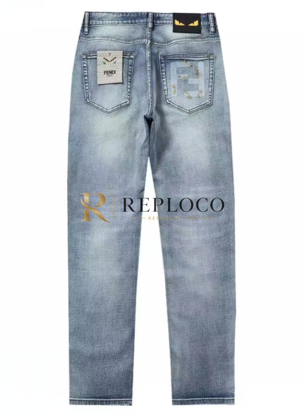 ✨[펜디]Fendi 2022 Mens Business Denim Jeans - 펜디 2022 남성 비지니스 데님 청바지 Fen0596x.Size(28 - 38).블루
