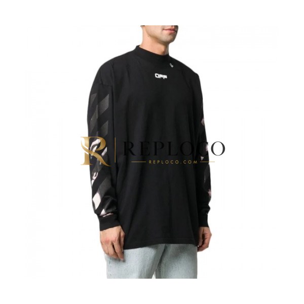✨Off-white Mm/Wm Logo Cotton Oversize Hoodie Black - 오프화이트 2021 남/녀 로고 코튼 오버사이즈 후디 Off0764x Size(xs - l) 블랙