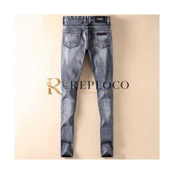 ✨Fendi 2019 Mens Classic Slim-fit Denim Pants - 펜디 2019 남성 클래식 슬림핏 데님 팬츠 Fen0326x.Size(28 - 40).그레이