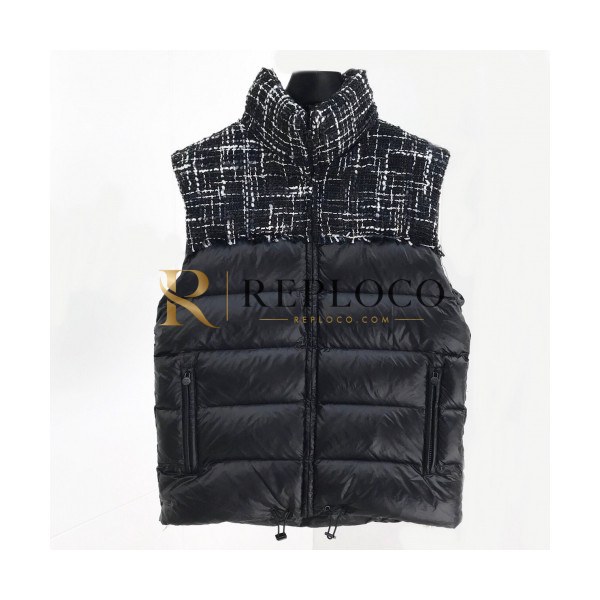 ✨[샤넬]Chanel 2020 Mm/Wm Logo Duck Down Pedding Vest - 샤넬 2020 남자 로고 덕다운 패딩 조끼 Cnl0540x.Size(s - xl).블랙