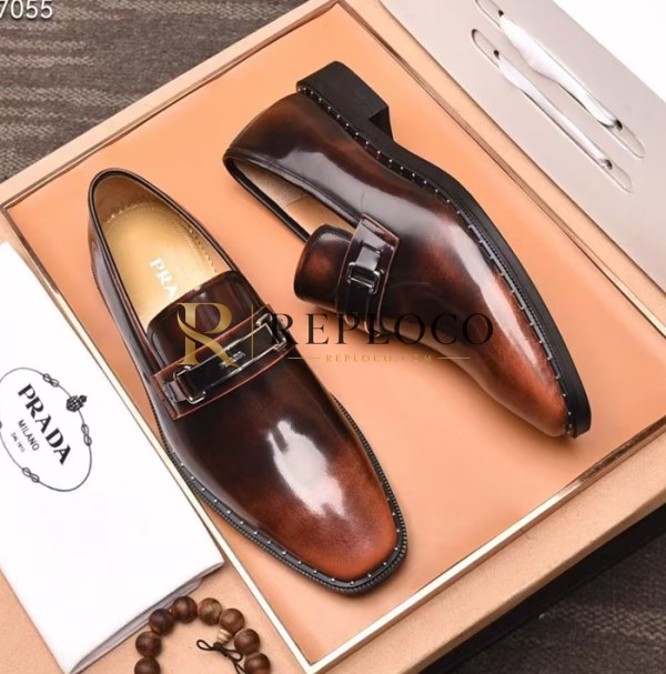 ✨Prada Mens Leather Oxford Shoes - 프라다 남성용 레더 옥스퍼드 슈즈,PRAS0273