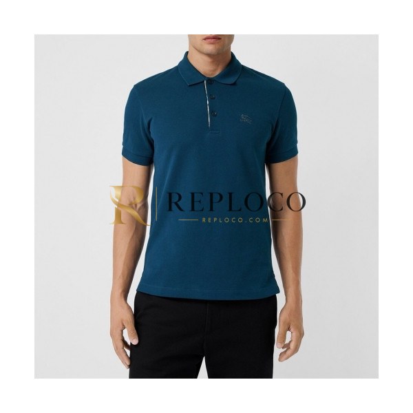 ✨[버버리]Burberry 2020 Mens Logo Cotton Polo Short Sleeved Tshirts - 버버리 2020 남성 로고 코튼 폴로 반팔티 Bur02328x.Size(s - 2xl).블루