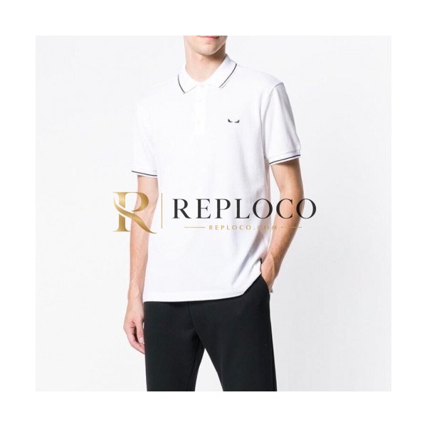 ✨[펜디]Fendi 2020 Mens Logo Casual Cotton Polo Short Sleeved Tshirts - 펜디 2020 남성 로고 캐쥬얼 코튼 폴로 반팔티 Fen0626x.Size(m - 2xl).화이트