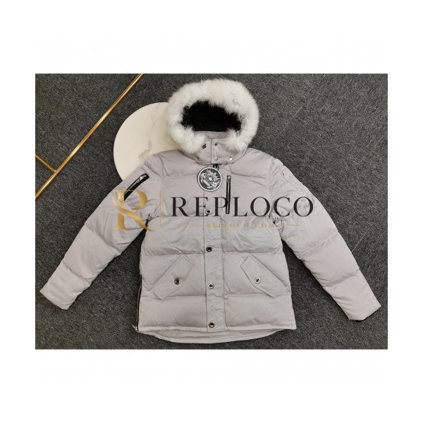 ✨[매장판] Moose Knuckle 2019 Mm/Wm Logo Goose Down Padding - 무스너클 2019 남자 로고 구스다운 패딩 Moo0052x.Size(xs - xl).그레이