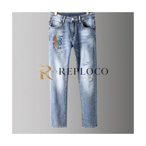 ✨[버버리]Burberry 2020 Mens Business Classic Denim Jeans - 버버리 2020 남성 비지니스 클래식 청바지 Bur02760x.Size(30 - 38).블루