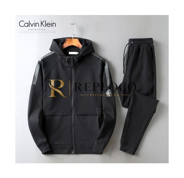 ✨[캘빈클라인]Calvin Klein 2021 Mens Casual Training Clothes&Pants - 캘빈클라인 2021 남성 캐쥬얼 트레이닝복 Cal0033x.Size(m - 3xl).블랙
