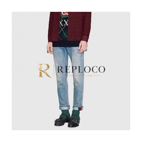 ✨[구찌]Gucci 2021 Mens Casual Classic Denim Jeans - 구찌 2021 남성 캐쥬얼 클래식 청바지 Guc03463x.Size(30 - 38).블루