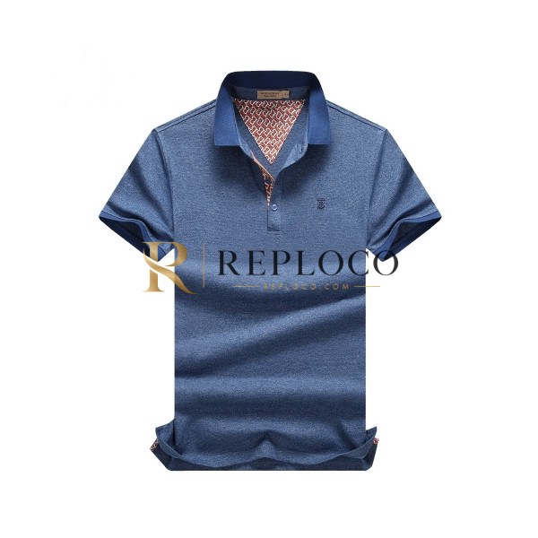 ✨[버버리]Burberry 2020 Mens Logo Cotton Polo Short Sleeved Tshirts - 버버리 2020 남성 로고 코튼 폴로 반팔티 Bur02262x.Size(m - 3xl).블루