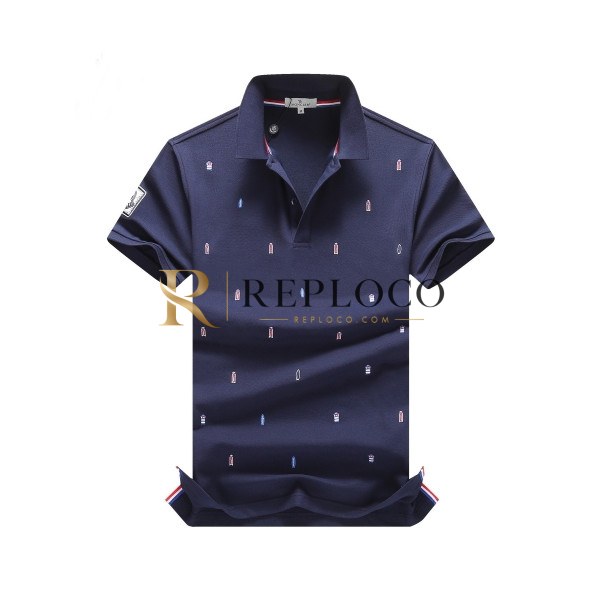 ✨[매장판]Moncler 2020 Mens Logo Cotton Short Sleeved Polo Tshirts - 몽클레어 2020 남성 로고 코튼 폴로 반팔티 Moc01538x.Size(m - 3xl).네이비