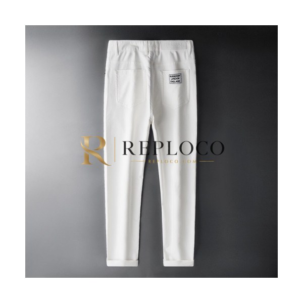 ✨[버버리]Burberry 2020 Mens Business Classic Cotton Pants - 버버리 2020 남성 비지니스 클래식 팬츠 Bur02982x.Size(29 - 40).화이트