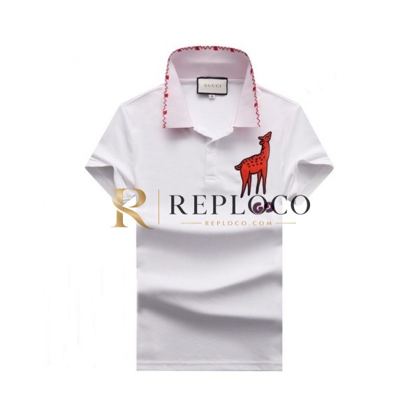 ✨[매장판]Gucci 2020 Mens Logo Cotton Polo Short Sleeved Tshirts - 구찌 2020 남성 로고 폴로 코튼 반팔티 Guc02427x.Size(m - 3xl).화이트
