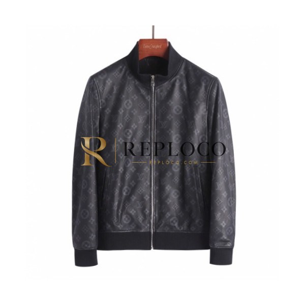 ✨Louis vuitton 2019 Mens Logo Casual Sheep-skin Jacket - 루이비통 2019 남성 로고 캐쥬얼 양가죽 자켓 Lou01258x.Size(m - 3xl).블랙