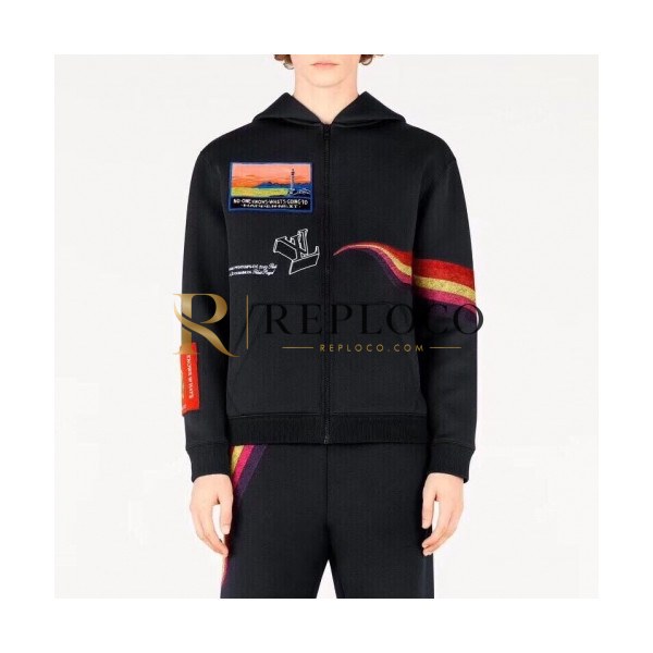 ✨[루이비통]Louis vuitton 2020 Mens Casual Logo Silket Training Clothes&Pants - 루이비통 2020 남성 캐쥬얼 로고 실켓 트레이닝복&팬츠 Lou01701x.Size(m - 2xl).블랙