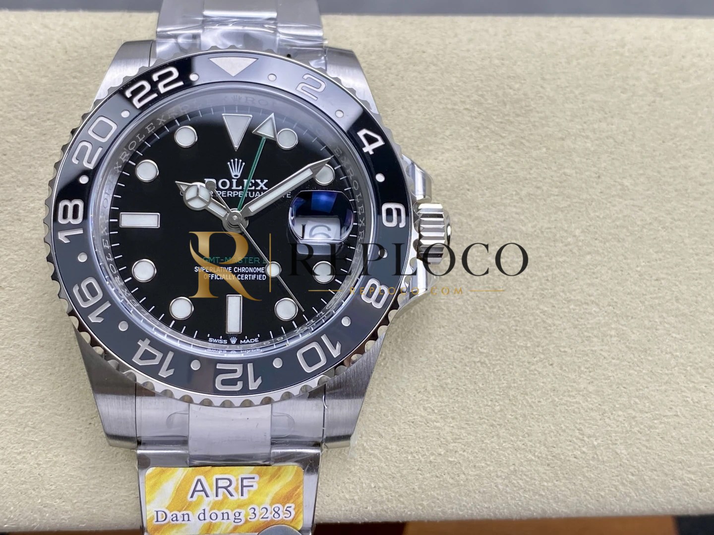 롤렉스 GMT 마스터 II 126710 GRNR 블랙/그레이 세라믹 904L 스틸  오이스터 스트랩 DD3285 V2