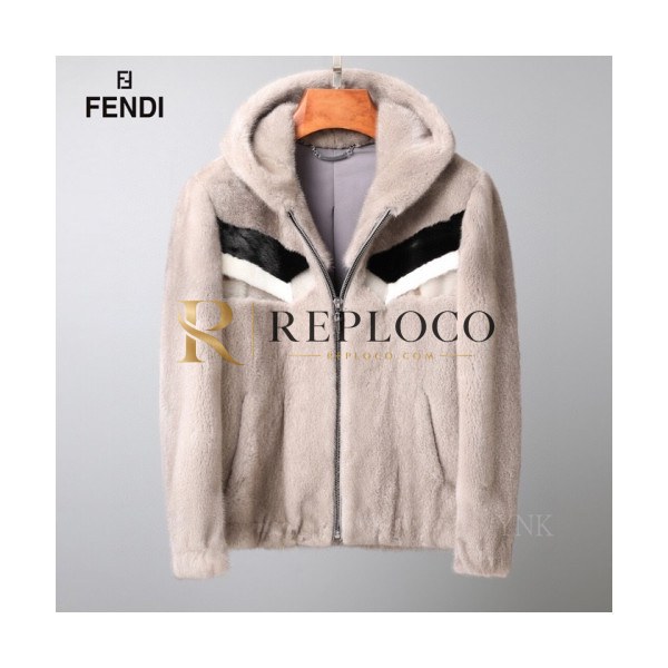 ✨Fendi 2020 Mens Casual Leather Jackets - 펜디 2020 남성 캐쥬얼 가죽 자켓 Fen0888x.Size(m - 3xl).베이지