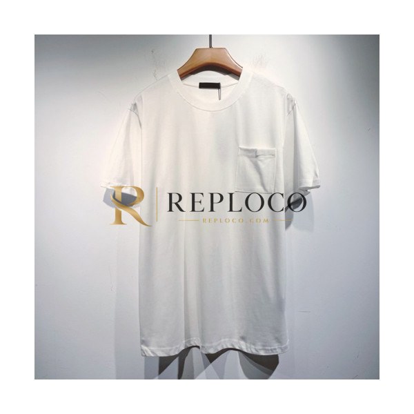 ✨Prada Mens Basic Logo Short Sleeved Tshirts White - 프라다 2021 남성 베이직 로고 폴로 반팔티 Pra02322x Size(s - 2xl) 화이트