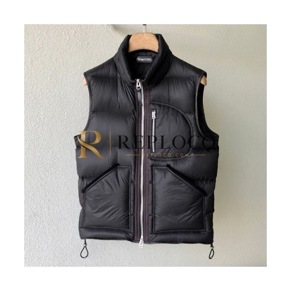 ✨Tom Ford Mens Leather Vest - 톰포드 남성 다운 베스트 - Tom41x