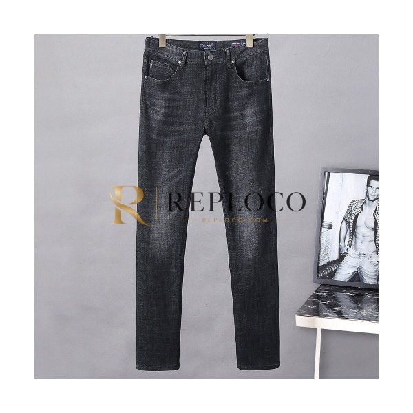✨Armani 2018 Mens Logo Denim Pants - 알마니 남성 신상 로고 데님 팬츠 Arm0167x.Size(29 - 40).블랙