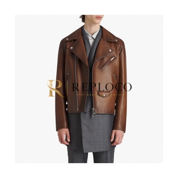 ✨Berluti 2020 Mens Casual Leather Jackets - 벨루티 2020 남성 캐쥬얼 가죽 자켓 Ber0024x.Size(m - 3xl).브라운