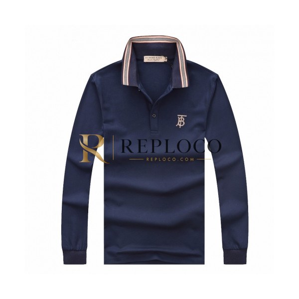 ✨[버버리]Burberry 2020 Mens Logo Casual Cotton Polo Tshirts - 버버리 2020 남성 로고 캐쥬얼 코튼 폴로 맨투맨 Bur02194x.Size(m - 3xl).네이비