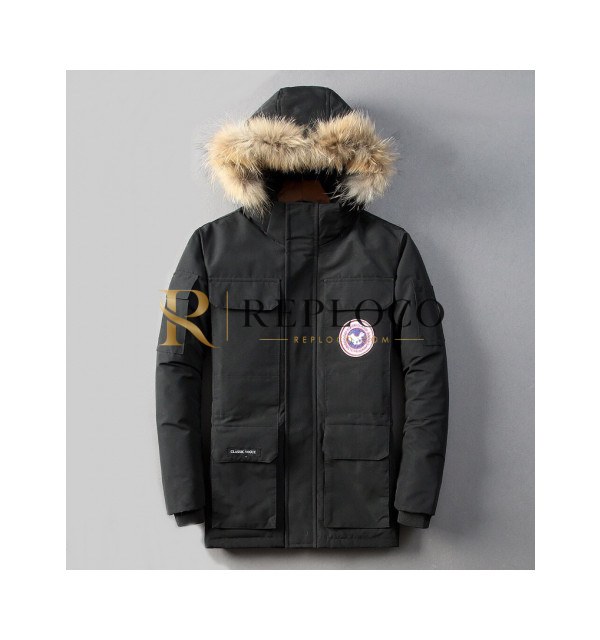 ✨Canada goose 2019 Mens Patch Logo Casual Padding Parka - 캐나다구스 2019 남성 패치 로고 캐쥬얼 패딩파카 Can0151x.Size(m - 3xl).블랙